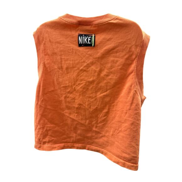 Nike Women’s Wash Tank Top Atomic Orange Crop Top Size M - Picture 3 of 5